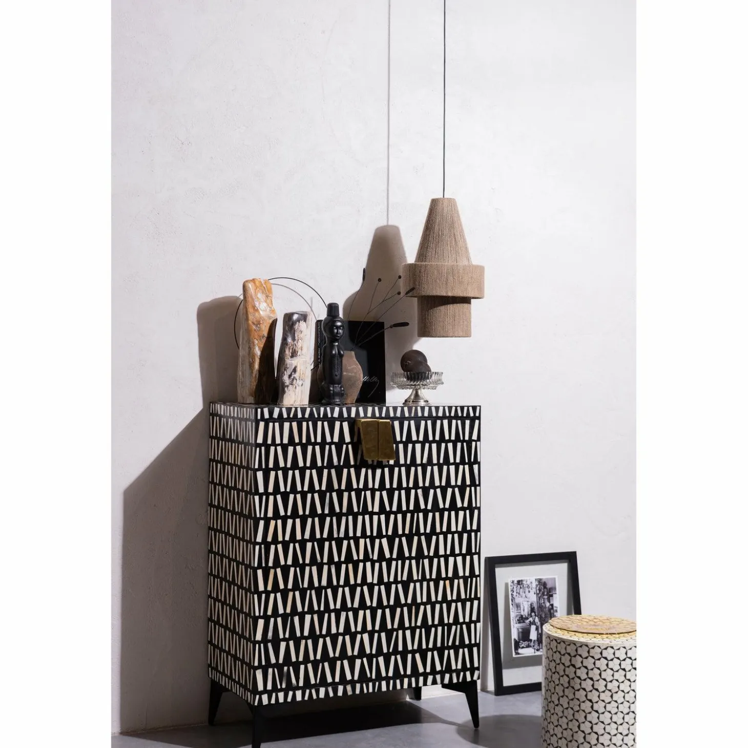 Bijzettafel Neva Mangohout 37cm - Loft24.nl