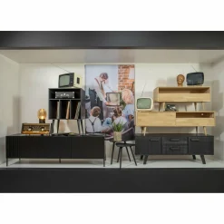 Bijzettafel Nila Set van 2 stuks Zwart - Loft24.nl