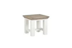 Bijzettafel Parma 60 x 60 cm - Wit - Loft24.nl