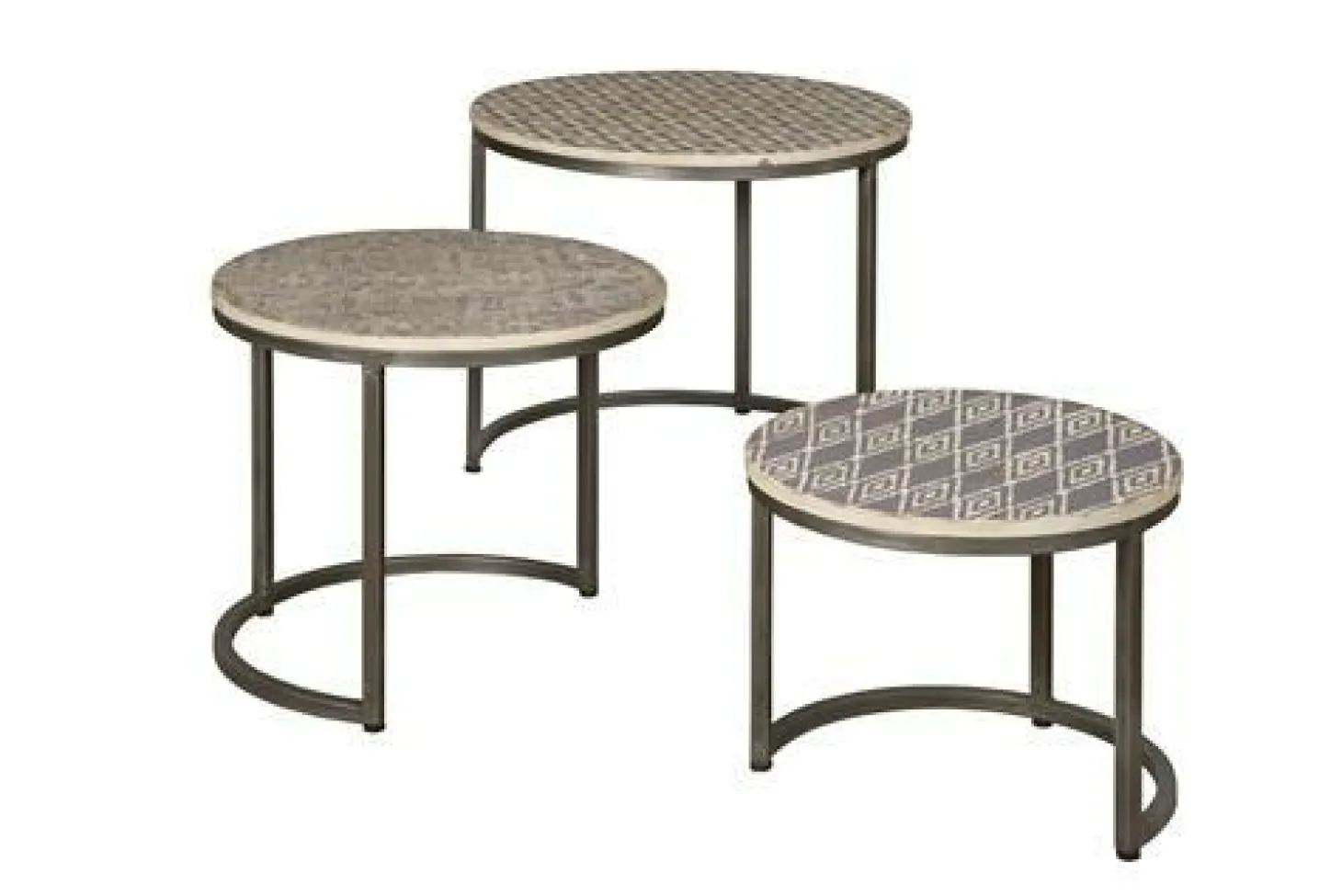 Bijzettafel Renew set van 3 stuks - Loft24.nl