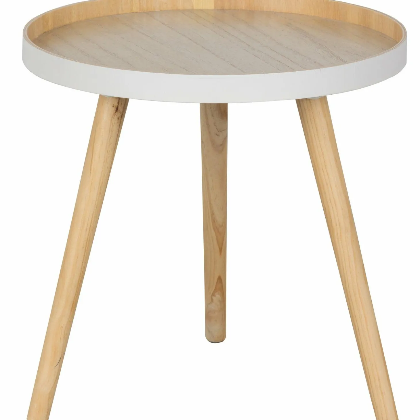 Bijzettafel Sash naturel Ø41cm - Loft24.nl