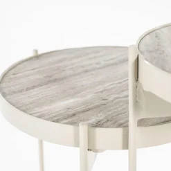 Bijzettafel Sib Marmer set van 2 stuks - Loft24.nl