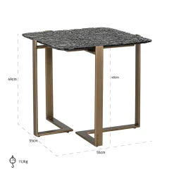 Bijzettafel Sterling - 55 x 55 cm - Loft24.nl