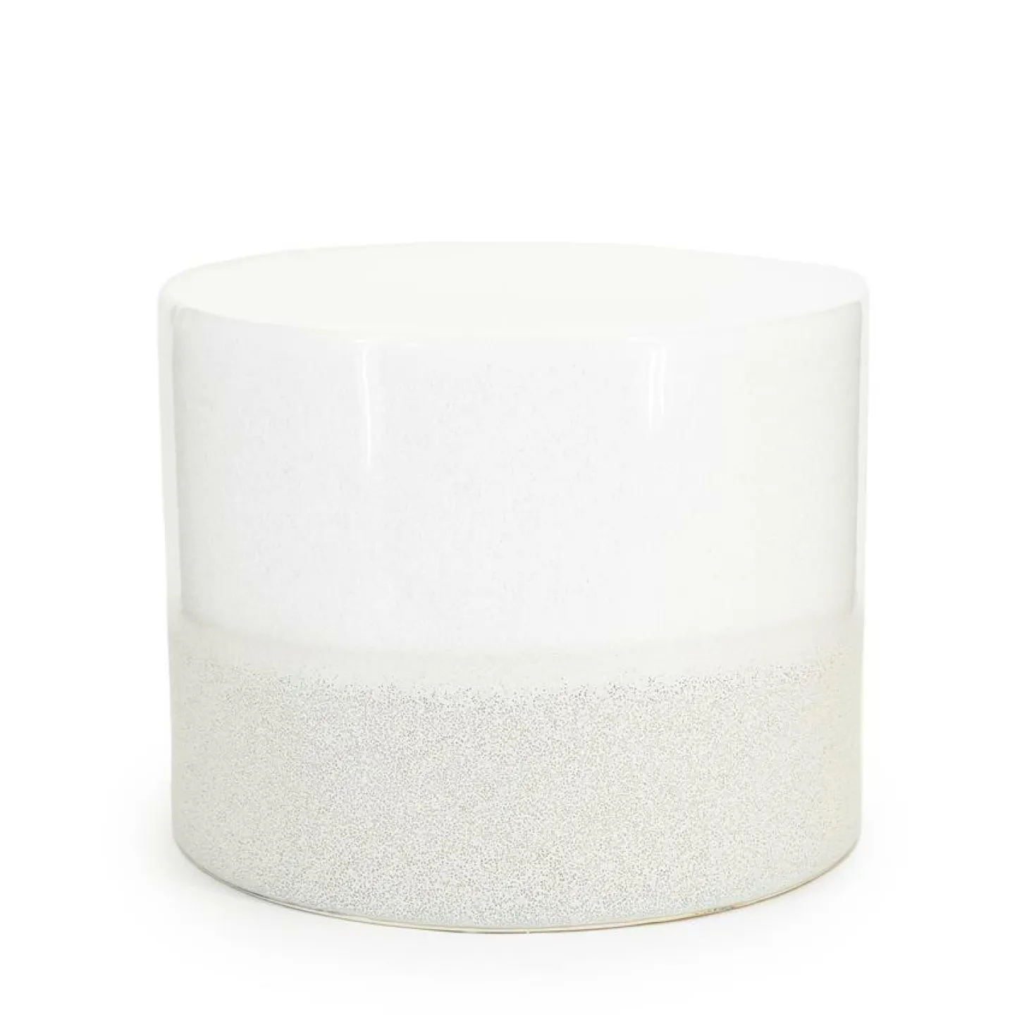 Bijzettafel Tone Keramiek Ø43cm - Wit - Loft24.nl