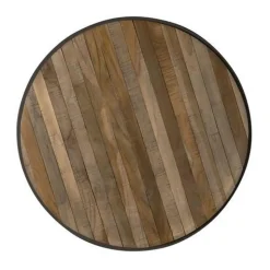 Bijzettafel Turi Teakhout set van 3 stuks - grey - Loft24.nl