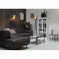 Bijzettafel Turn 50 x 44cm Zwart - Loft24.nl