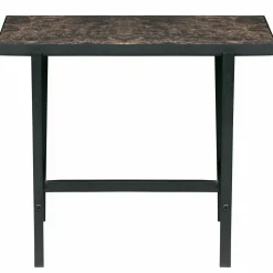 Bijzettafel Turn 50 x 44cm Zwart - Loft24.nl