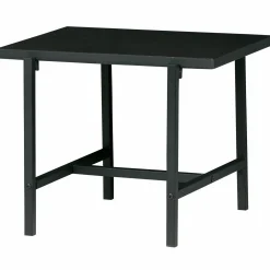 Bijzettafel Turn 50 x 44cm Zwart - Loft24.nl