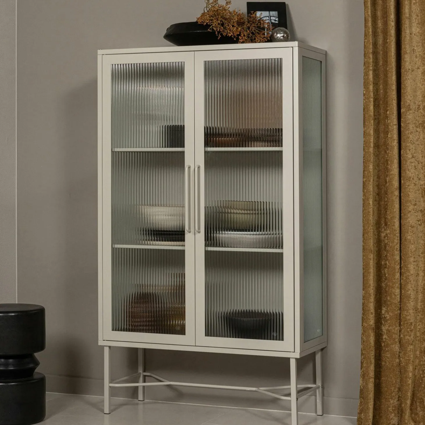 Bijzettafel Tuve 30cm Matzwart - Loft24.nl