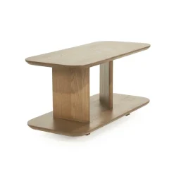 Bijzettafel Ty Eiken 90 x 40cm - Bruin - Loft24.nl