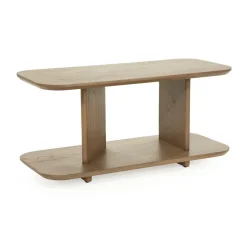 Bijzettafel Ty Eiken 90 x 40cm - Bruin - Loft24.nl