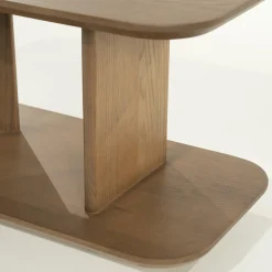 Bijzettafel Ty Eiken 90 x 40cm - Bruin - Loft24.nl