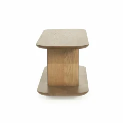 Bijzettafel Ty Eiken 90 x 40cm - Bruin - Loft24.nl