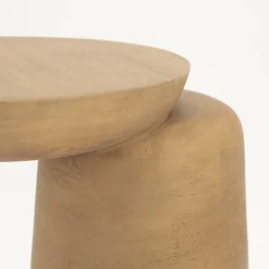 Bijzettafel Woomble Mangohout 40 x 34cm - Naturel - Loft24.nl