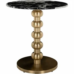 Bistrotafel Witlox 75cm (Zwart/Goud) - Loft24.nl