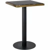 Bistrotafel Zenza 50 x 50 cm - Zwart/Goud - Loft24.nl