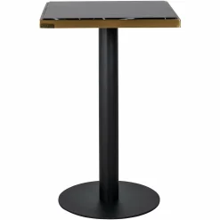 Bistrotafel Zenza 50 x 50 cm - Zwart/Goud - Loft24.nl