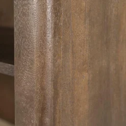 Boekenkast Lio Mangohout Travertin 120x150cm - bruin - Loft24.nl