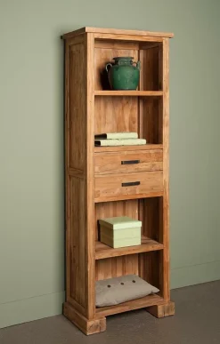 Boekenkast Lorenzo met 2 laden - Loft24.nl