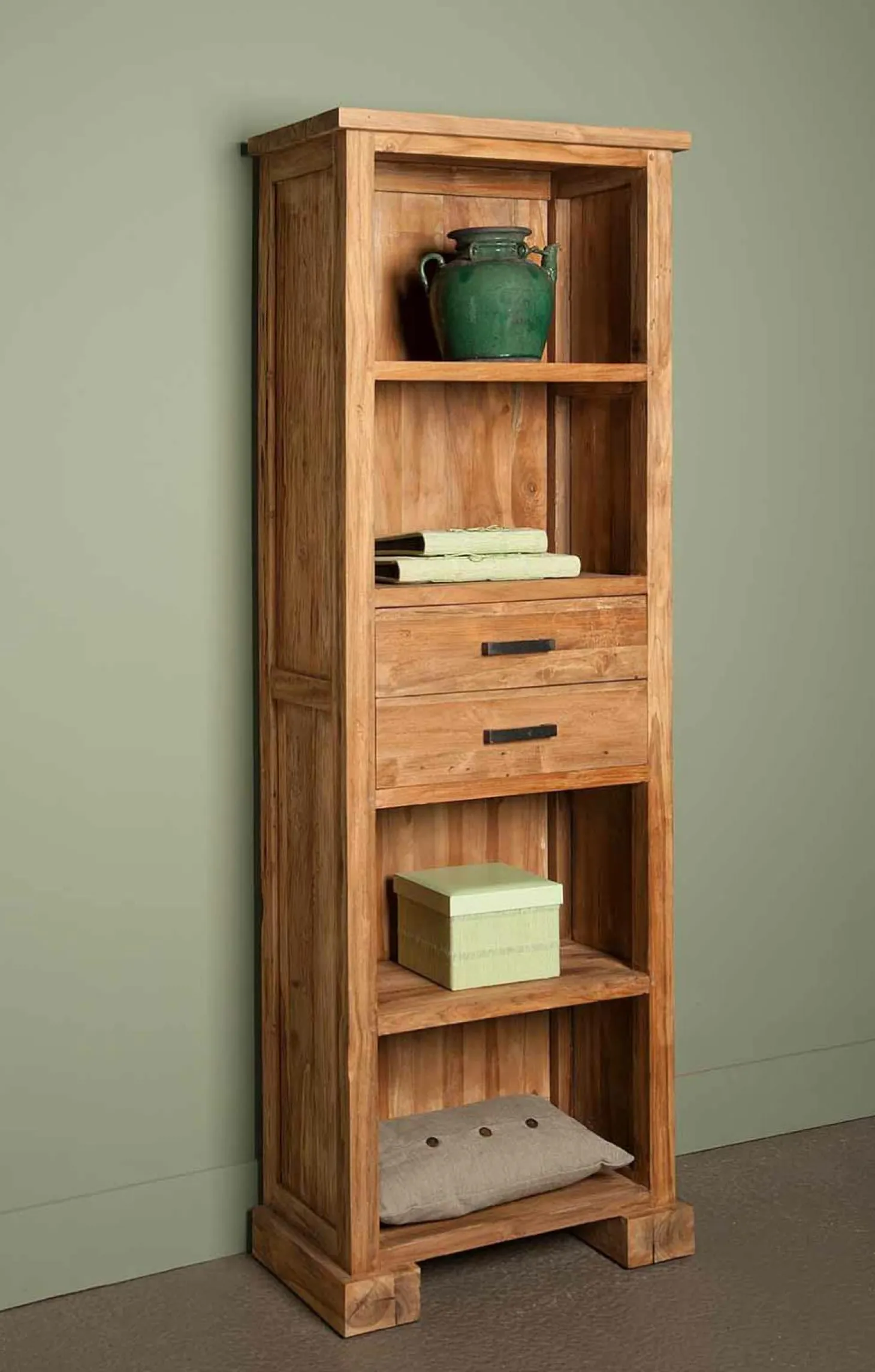 Boekenkast Lorenzo met 2 laden - Loft24.nl