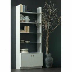 Boekenkast Madu Grenenhout 200 x 80cm - Loft24.nl