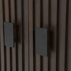 Boekenkast Remi Mangohout en Metaal 200 x 200 cm - Bruin - Loft24.nl