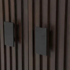 Boekenkast Remi Mangohout en Metaal 200 x 200 cm - Bruin - Loft24.nl