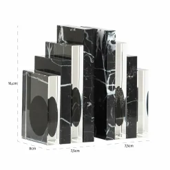 Boekenstandaard Fancy Crystal en marmer - Loft24.nl