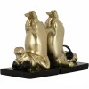 Boekenstandaard Hippo kleur Goud - Loft24.nl