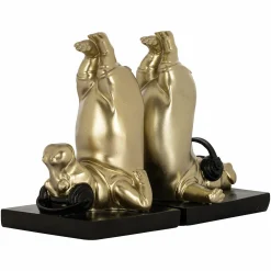Boekenstandaard Hippo kleur Goud - Loft24.nl