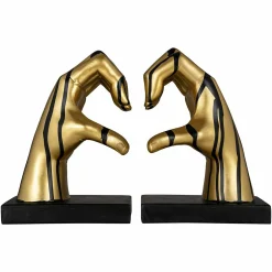 Boekenstandaard Love kleur Goud/Zwart - Loft24.nl