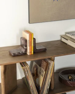 Boekenstandaard Rosso Marmer - Loft24.nl