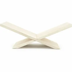 Boekenstandaard Tee Mangohout - Naturel - Loft24.nl