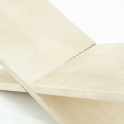 Boekenstandaard Tee Mangohout - Naturel - Loft24.nl