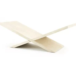 Boekenstandaard Tee Mangohout - Naturel - Loft24.nl