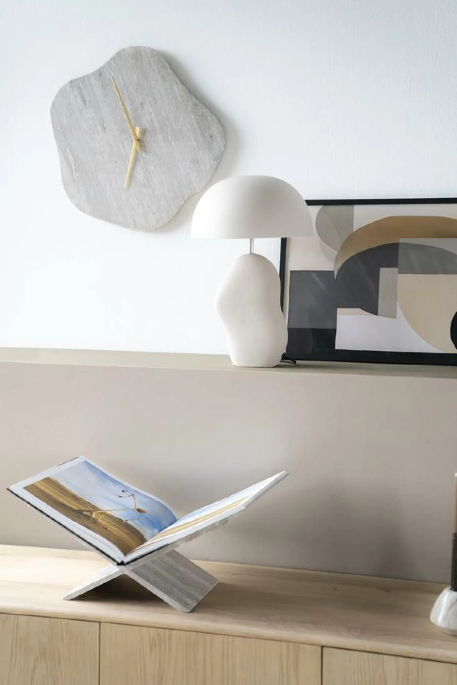 Boekenstandaard Tsun Marmer - Loft24.nl