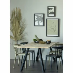 Boomstam Eettafel Tablo Eikenhout, met 2-standen poot - 200cm - Loft24.nl