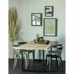 Boomstam Eettafel Tablo met U-poot 200cm - Loft24.nl