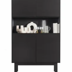 Buffetkast Finca Mat zwart, 170 x 110cm, kleur Zwart - Loft24.nl