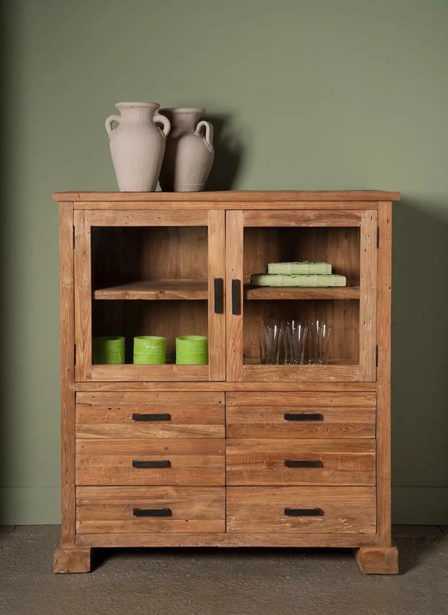 Buffetkast Lorenzo met 2 deuren en 6 laden - Loft24.nl