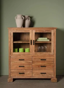 Buffetkast Lorenzo met 2 deuren en 6 laden - Loft24.nl