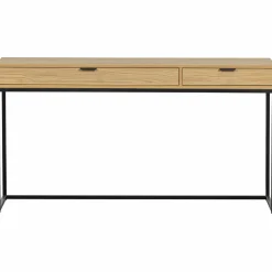 Bureau Silas Eiken, 140 x 44cm, kleur Naturel - Loft24.nl