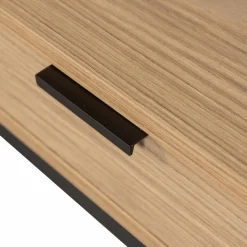 Bureau Silas Eiken, 140 x 44cm, kleur Naturel - Loft24.nl