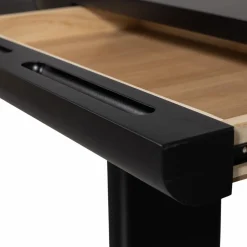 Bureau/Sidetable Mael Met 1 lade, 120 x 50cm kleur Zwart - Loft24.nl