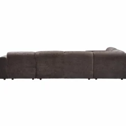 Cloud hoekbank links geweven chenille warm bruin - Loft24.nl