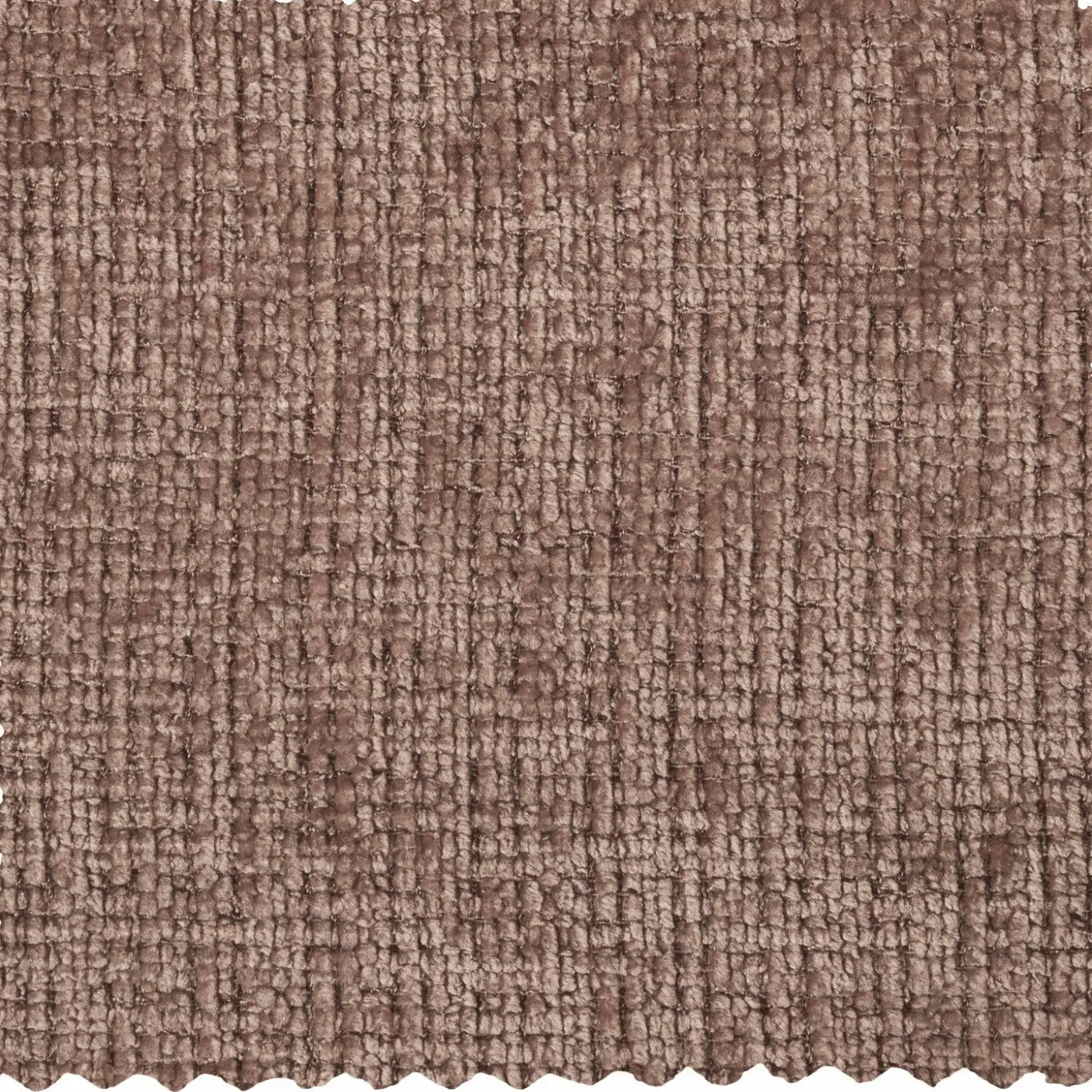 Cloud hoekbank rechts geweven chenille taupe/roze - Loft24.nl