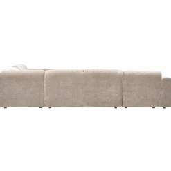 Cloud hoekbank rechts geweven chenille naturel - Loft24.nl