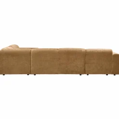 Cloud hoekbank rechts geweven chenille honinggeel - Loft24.nl