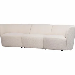 Coco 3-zits bouclé creme - Loft24.nl