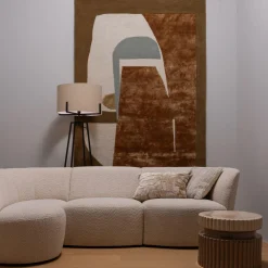 Coco 3-zits ronding links bouclé creme - Loft24.nl